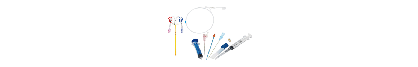 Antimicrobial Hemodialysis Catheter 1 Guidewire 1 Tissue Dilator 1 Scalpel 1 Introducer Needle 1 YSh...