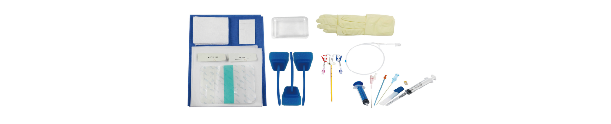 Antimicrobial Hemodialysis Catheter 1 Guidewire 1 Tissue Dilator 1 Scalpel 1 Introducer Needle 1 YSh...