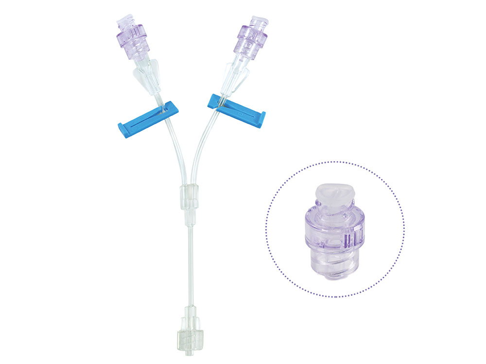 Split-septum Luer Access