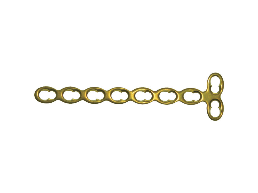 2.0 mm T-shape Anotomic Locking Plate, Combined-lock